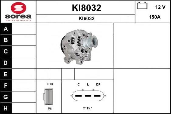 SNRA KI8032 - Генератор autosila-amz.com