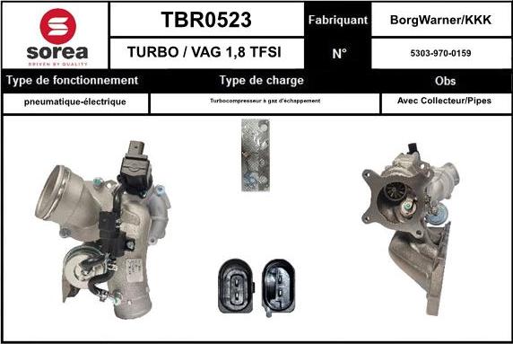 SNRA TBR0523 - Турбина, компрессор autosila-amz.com