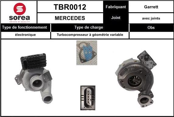 SNRA TBR0012 - Турбина, компрессор autosila-amz.com