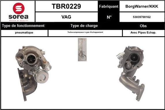 SNRA TBR0229 - Турбина, компрессор autosila-amz.com