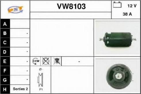 SNRA VW8103 - Генератор autosila-amz.com