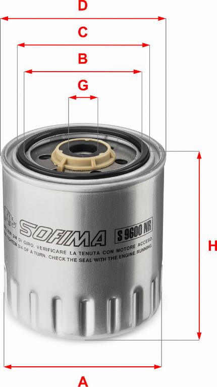 Sofima S 9600 NR - Топливный фильтр autosila-amz.com