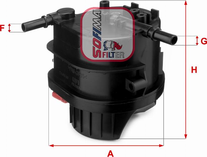 Sofima S 4015 NR - Топливный фильтр autosila-amz.com