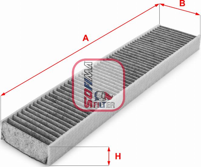 Sofima S 4119 CA - Фильтр воздуха в салоне autosila-amz.com