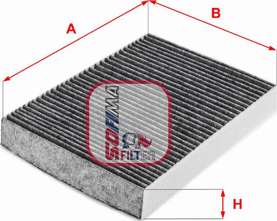 Sofima S 4249 CA - Фильтр воздуха в салоне autosila-amz.com