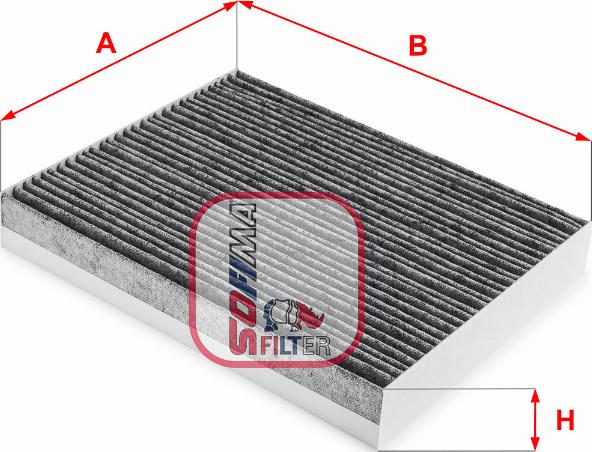 Sofima S 4289 CA - Фильтр воздуха в салоне autosila-amz.com