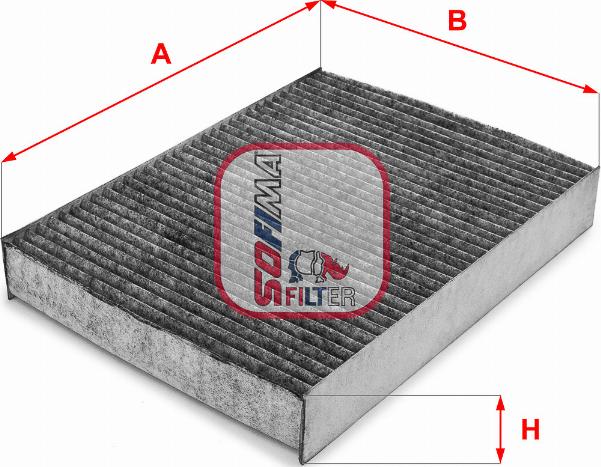 Sofima S 4234 CA - Фильтр воздуха в салоне autosila-amz.com