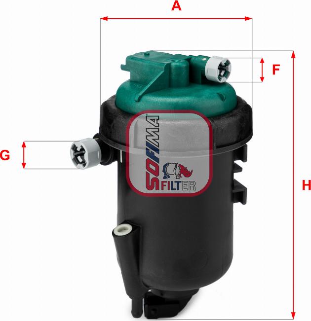 Sofima S 5181 GC - Топливный фильтр autosila-amz.com