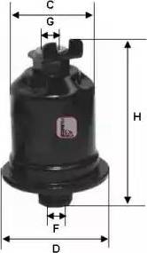 Sofima S 1579 B - Топливный фильтр autosila-amz.com