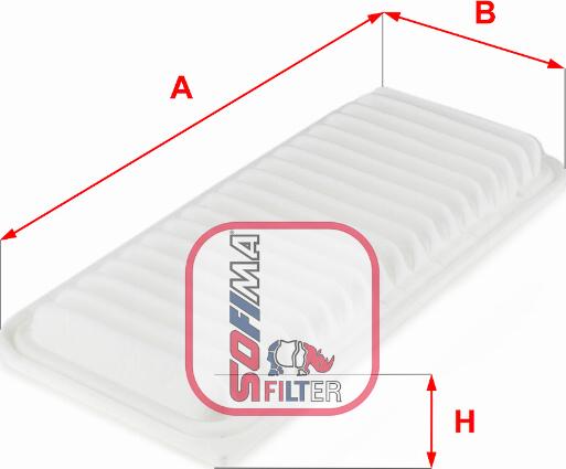 Sofima S 3639 A - Воздушный фильтр, двигатель autosila-amz.com