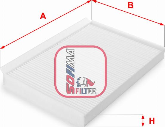 Sofima S 3152 C - Фильтр воздуха в салоне autosila-amz.com