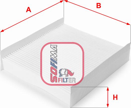 Sofima S 3157 C - Фильтр воздуха в салоне autosila-amz.com