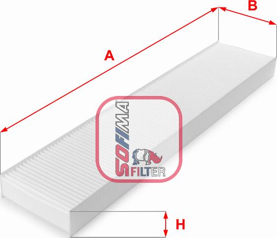 Sofima S 3162 C - Фильтр воздуха в салоне autosila-amz.com