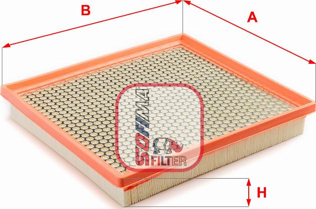 Sofima S 3388 A - Воздушный фильтр, двигатель autosila-amz.com