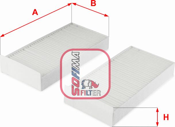 Sofima S 3332 C - Фильтр воздуха в салоне autosila-amz.com