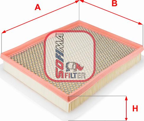Sofima S 3258 A - Воздушный фильтр SOFIMA S3258A autosila-amz.com