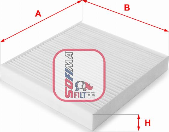 Sofima S 3218 C - Фильтр воздуха в салоне autosila-amz.com