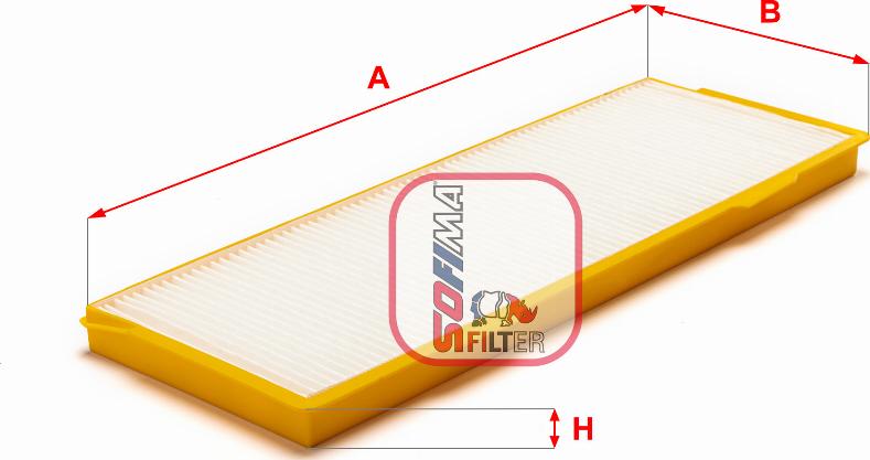 Sofima S 3289 C - Фильтр воздуха в салоне autosila-amz.com