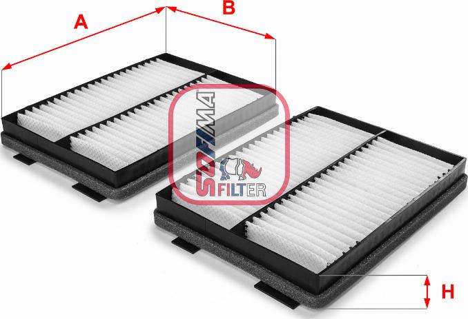 Sofima S 3234 C - Фильтр воздуха в салоне autosila-amz.com