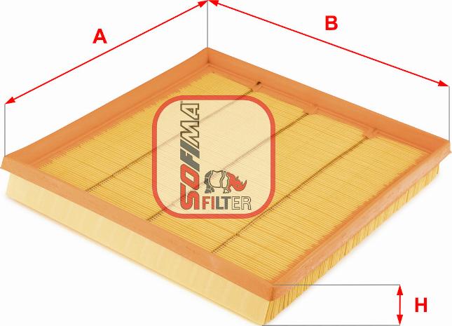 Sofima S 3711 A - Воздушный фильтр, двигатель autosila-amz.com
