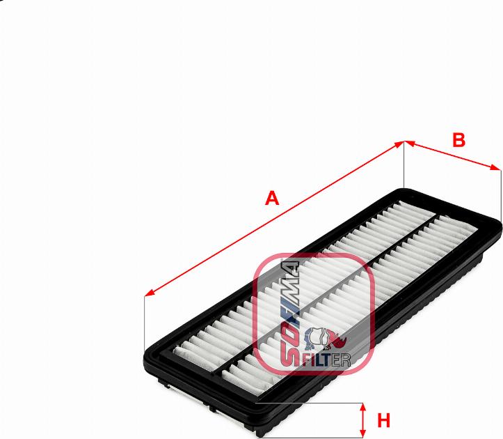 Sofima S 3726 A - Воздушный фильтр, двигатель autosila-amz.com