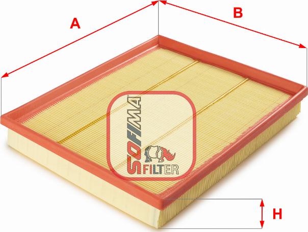Sofima S 3A17 A - Воздушный фильтр, двигатель autosila-amz.com