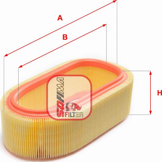 Sofima S 2060 A - Воздушный фильтр, двигатель autosila-amz.com