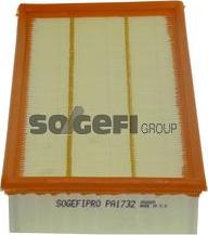 SogefiPro PA1732 - Воздушный фильтр, двигатель autosila-amz.com