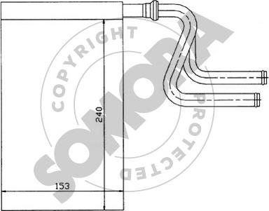 Somora 095050 - Теплообменник, отопление салона autosila-amz.com