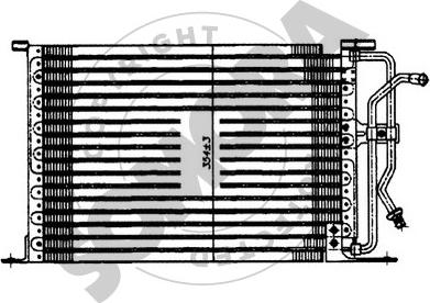 Somora 092360 - Конденсатор кондиционера autosila-amz.com