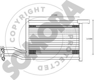 Somora 041266A - Масляный радиатор, автоматическая коробка передач autosila-amz.com