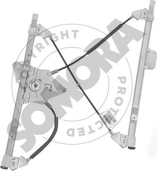 Somora 052557 - Стеклоподъемник autosila-amz.com