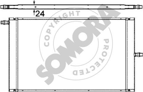 Somora 152340D - Радиатор, охлаждение двигателя autosila-amz.com