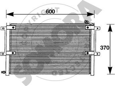 Somora 355260 - Конденсатор кондиционера autosila-amz.com