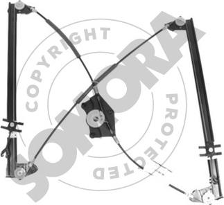 Somora 358557 - Стеклоподъемник autosila-amz.com