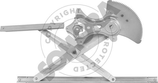 Somora 319558 - Стеклоподъемник autosila-amz.com