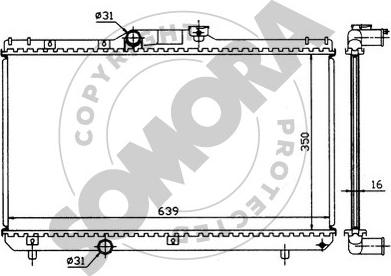 Somora 314140 - Радиатор, охлаждение двигателя autosila-amz.com