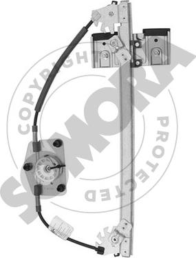 Somora 290457 - Стеклоподъемник autosila-amz.com