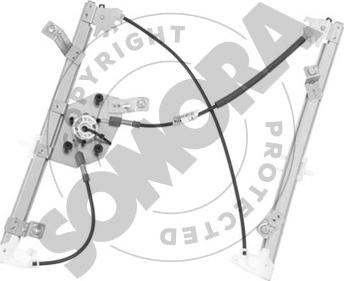 Somora 210857 - Стеклоподъемник autosila-amz.com