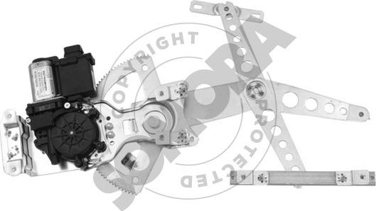 Somora 211758 - Стеклоподъемник autosila-amz.com