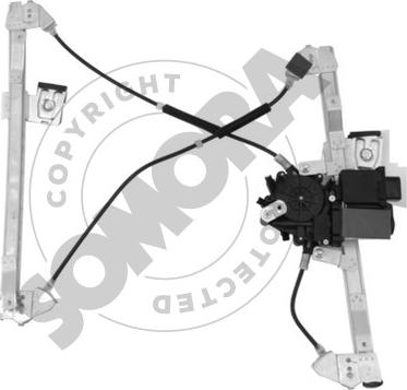 Somora 280458 - Стеклоподъемник autosila-amz.com