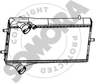 Somora 231040BL - Радиатор, охлаждение двигателя autosila-amz.com