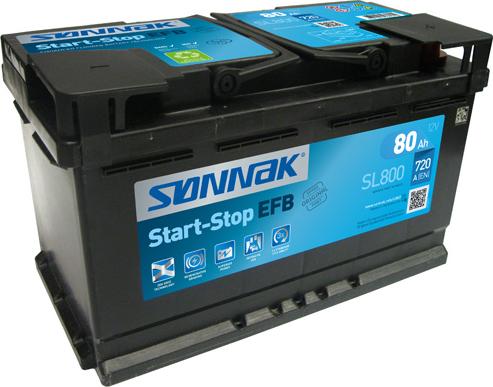 Sonnak FL955 - Стартерная аккумуляторная батарея, АКБ autosila-amz.com