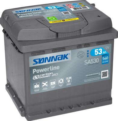 Sonnak SA530 - Стартерная аккумуляторная батарея, АКБ autosila-amz.com