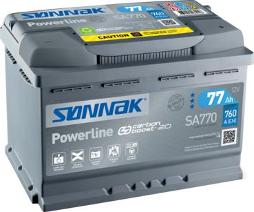 Sonnak SA770 - Стартерная аккумуляторная батарея, АКБ autosila-amz.com
