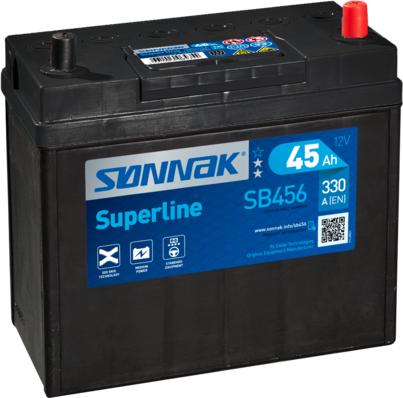 Sonnak SB456 - Стартерная аккумуляторная батарея, АКБ autosila-amz.com