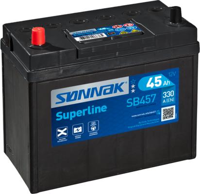 Sonnak SB457 - Стартерная аккумуляторная батарея, АКБ autosila-amz.com