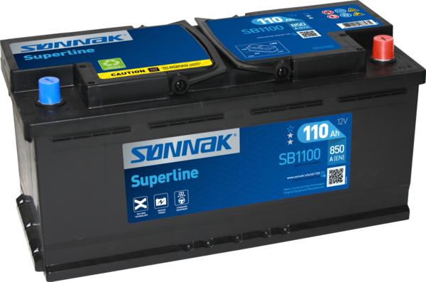 Sonnak SB1100 - Стартерная аккумуляторная батарея, АКБ autosila-amz.com