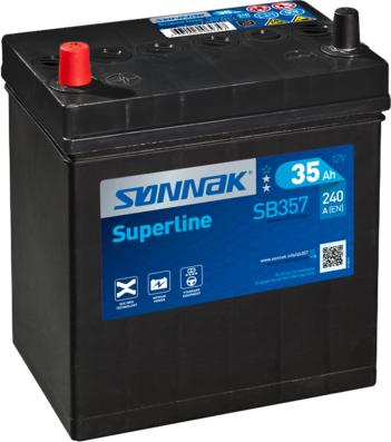 Sonnak SB357 - Стартерная аккумуляторная батарея, АКБ autosila-amz.com