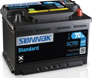 Sonnak SC700 - Стартерная аккумуляторная батарея, АКБ autosila-amz.com